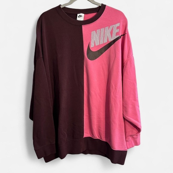 Nike Tops - Nike Two-Tone Colorblock Oversized Dance Sweatshirt